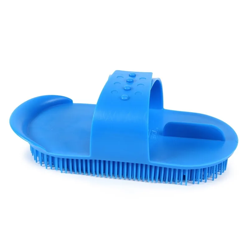 Lincoln Plastic Curry Comb Blue